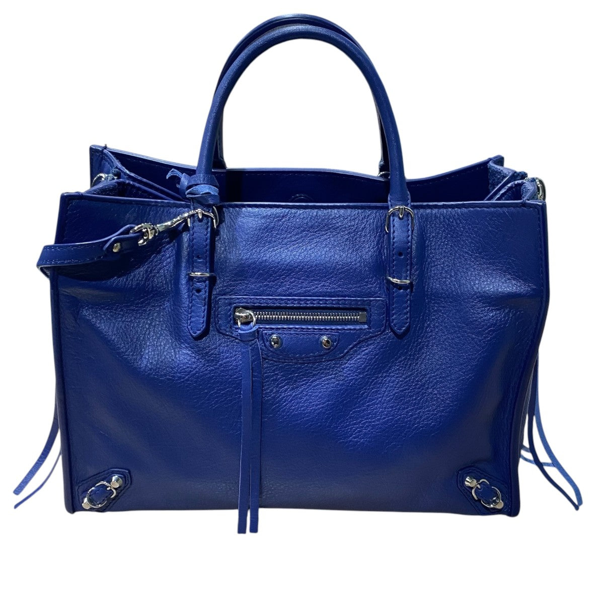 BALENCIAGA(バレンシアガ) ペーパーミニ2WAYバッグ 370926 ブルー