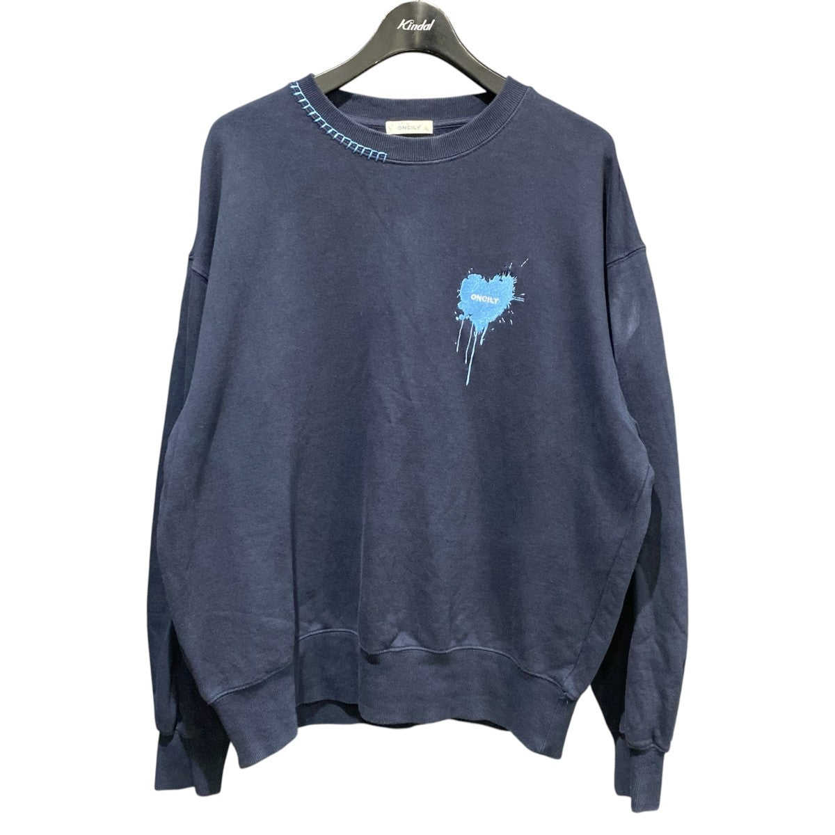 HEART LOGO STITCH SWEATOC242160BW