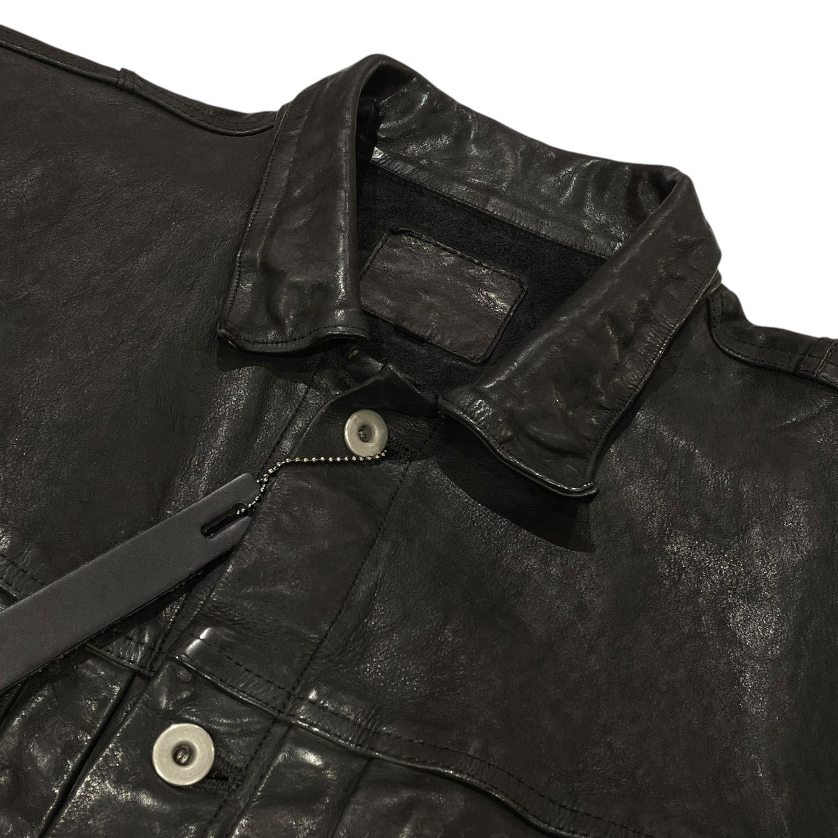 24SSGARMENT-DYED” 2ND. JACKETレザージャケット1254-31