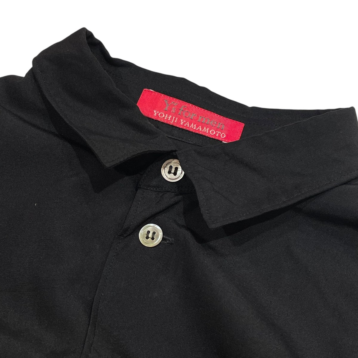 Y’S for men 90s 赤タグシルクシャツMT-B21-403 古着・中古-3枚目のアイテム画像