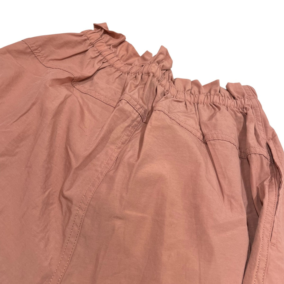 PHEENY NYLON COTTON GROSGRAIN EASY PANTSナイロンパンツPS21-PT05 古着・中古-4枚目のアイテム画像