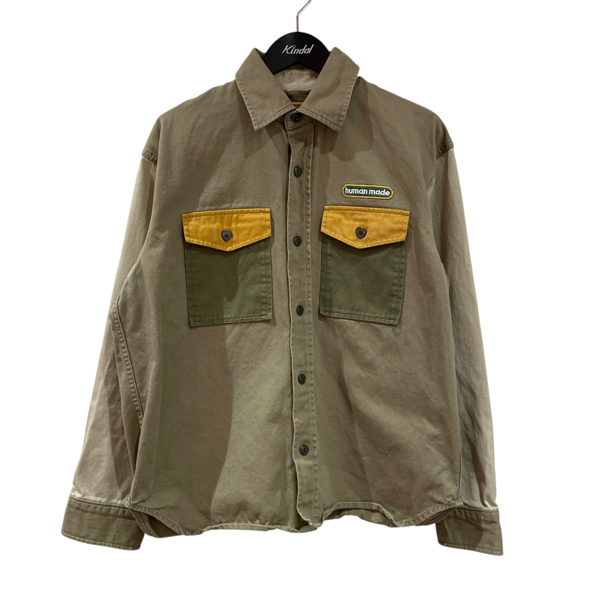 HUMAN MADE CRAZY WORK SHIRTシャツジャケット 古着・中古-1枚目のアイテム画像