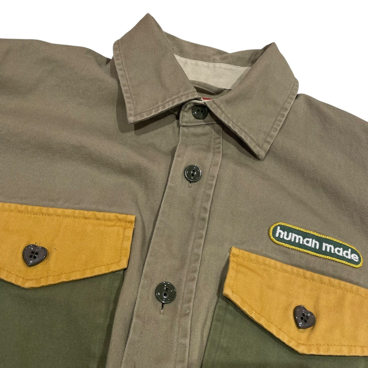 HUMAN MADE CRAZY WORK SHIRTシャツジャケット 古着・中古-3枚目のアイテム画像