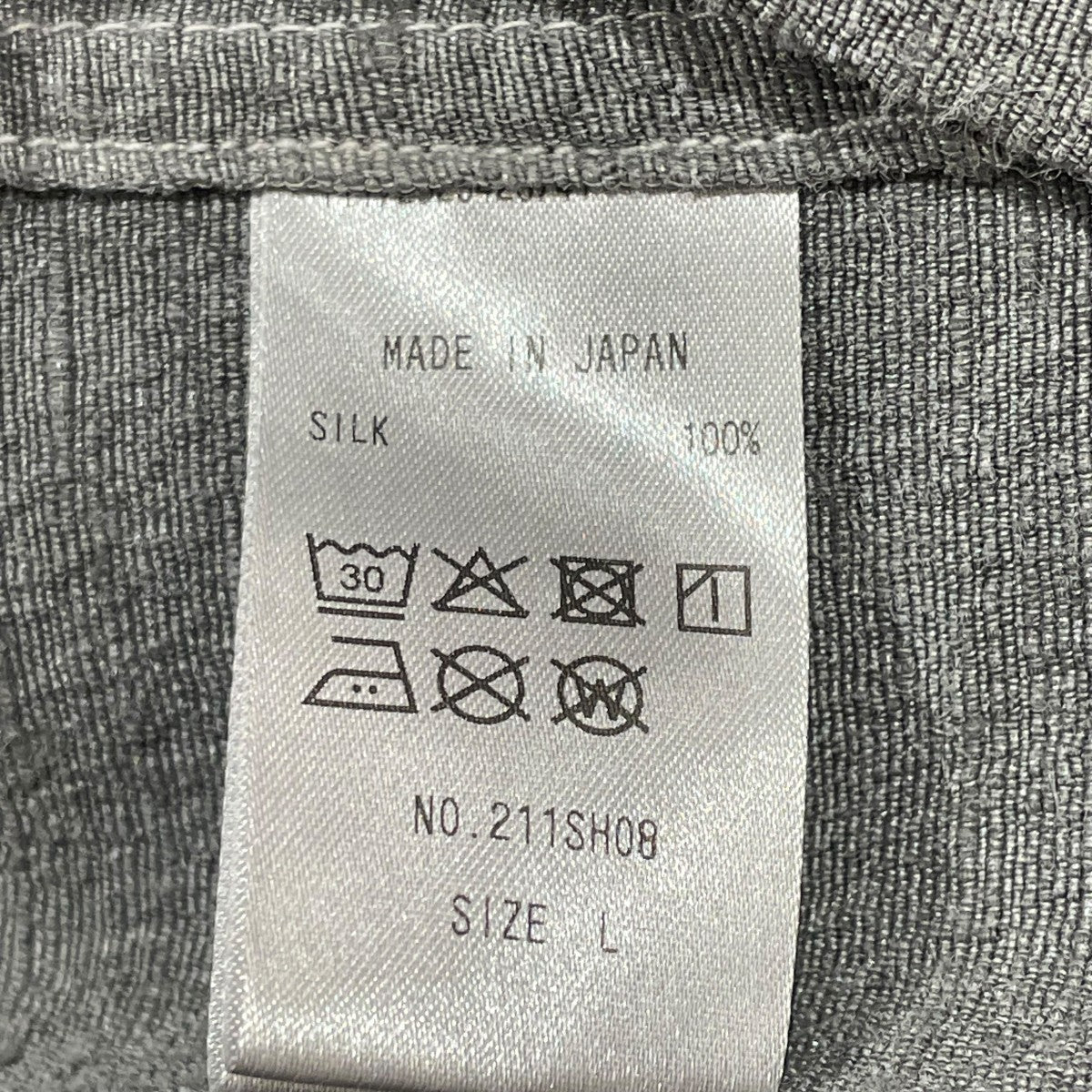 COLINA シルクシャツ211SH08 古着・中古-6枚目のアイテム画像
