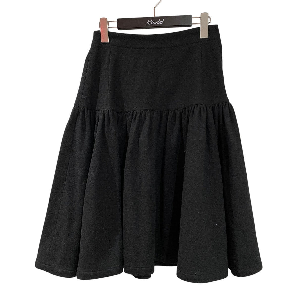 YOHJI YAMAMOTO 90s ナイロン混ウールスカートひざ丈スカート 古着・中古-1枚目のアイテム画像