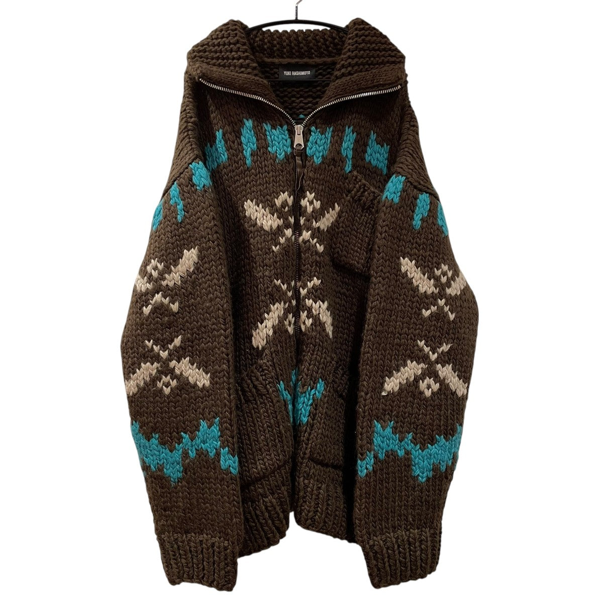 YUKI HASHIMOTO(ユウキハシモト) 22AWCOWICHAN SWEATERカウチンニット