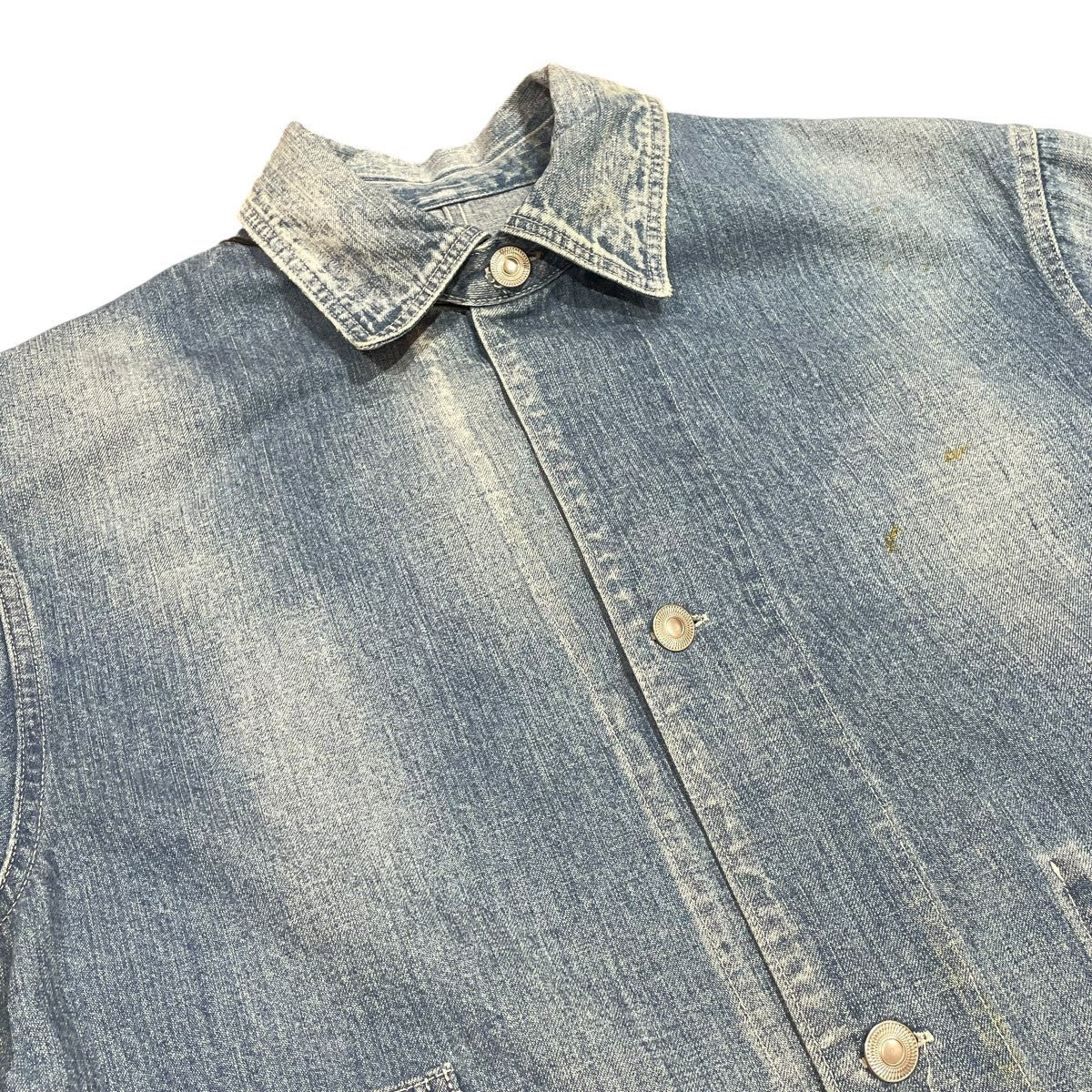 A.PRESSE 24SSUnknown Vintage Denim Coverallデニムジャケット24SAP-01-14K 古着・中古-3枚目のアイテム画像