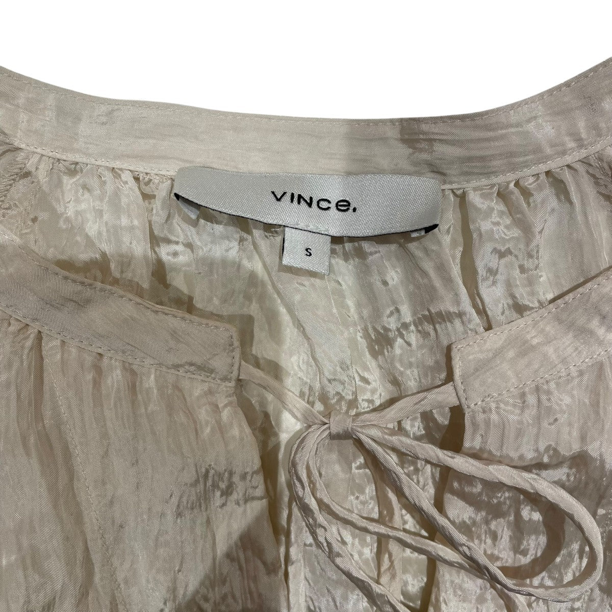 VINCE ブラウス00015653 古着・中古-4枚目のアイテム画像