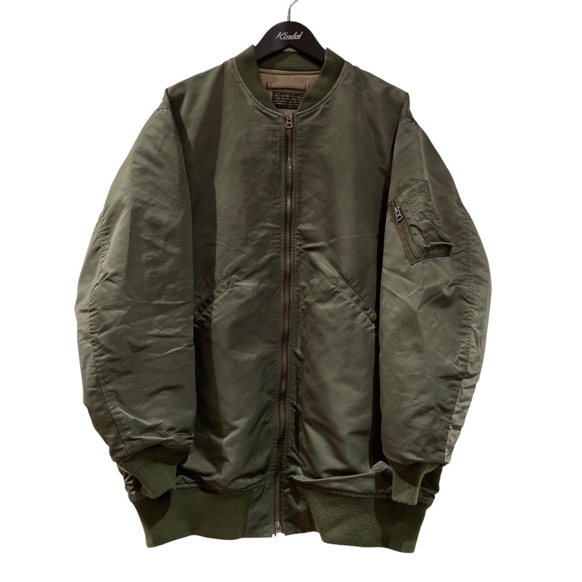 STAMMBAUM / ミリタリージャケット/M/ナイロン/KHK/1903-14-BSP-LAP01-B STAMMBAUM(シュタンバーム) MA-1ジャケット1903-14-BSP-LAP01-B 1903