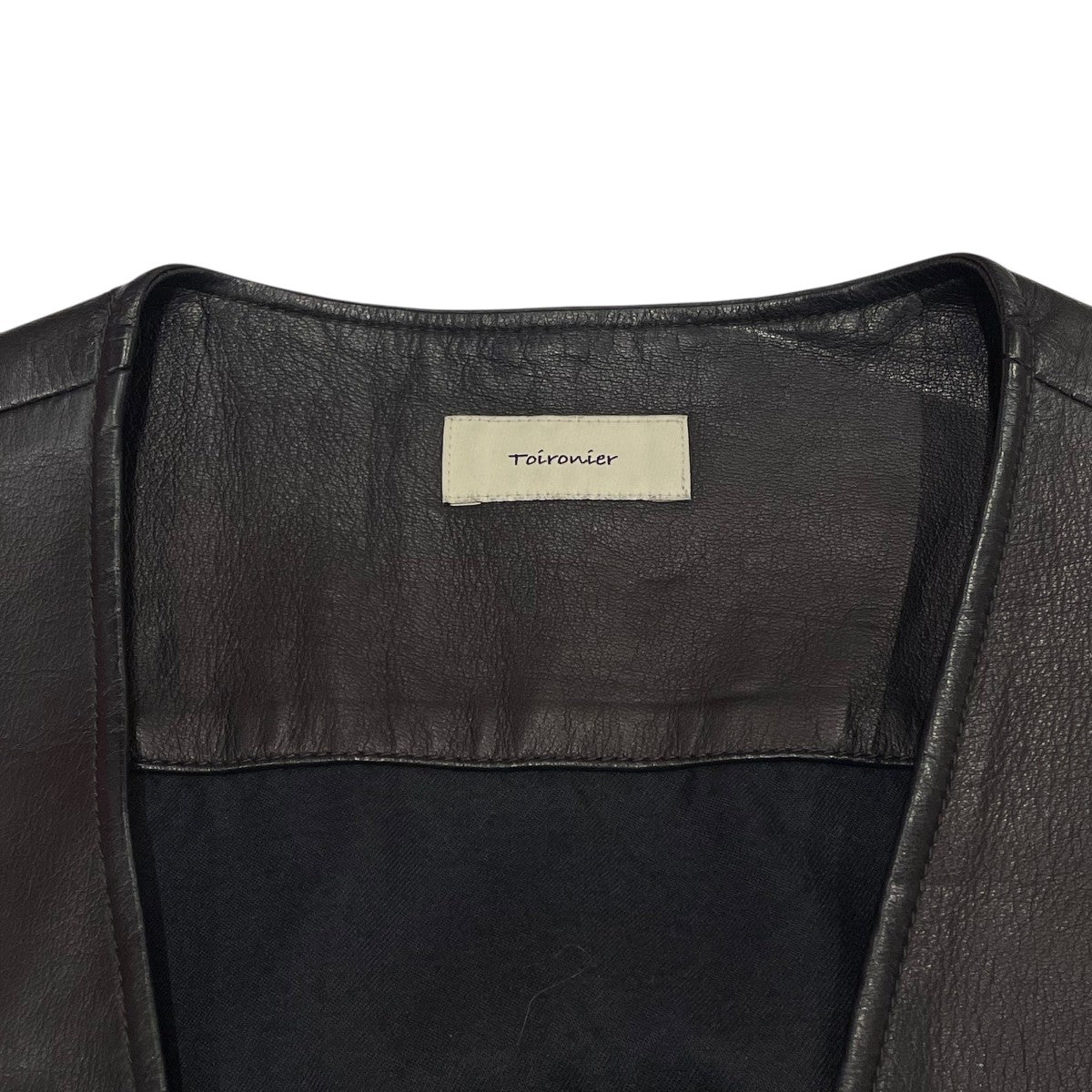 Toironier レザーベスト1830017 古着・中古-3枚目のアイテム画像