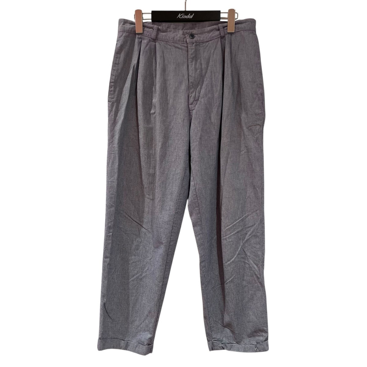 00s OLD GAP コットン ベイカースタイル パンツ グッドシルエット GAP(ギャップ) OLD GAP USA製 42TALONコットンパンツ ネイビー