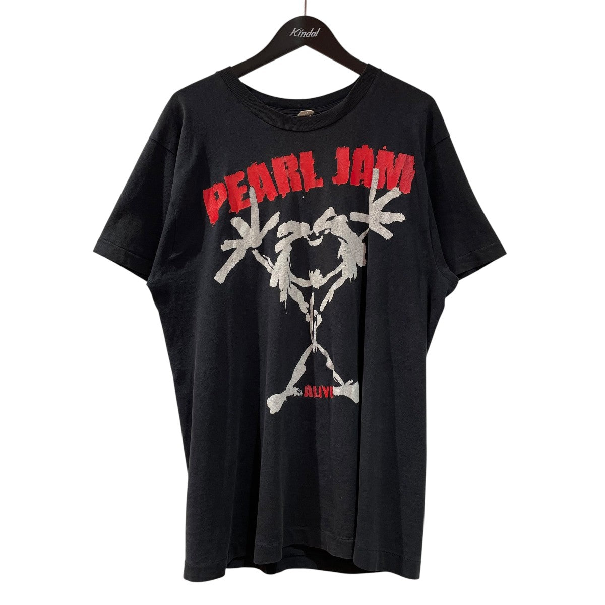 VINTAGE(ヴィンテージ) 90s PEARL JAM ALIVE半袖Tシャツ ブラック 