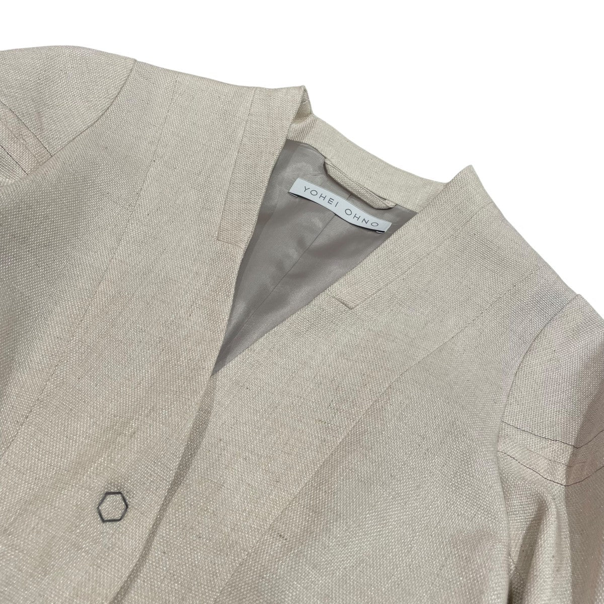 el Aviv Short Linen JacketショートジャケットH-24S-JK2-B