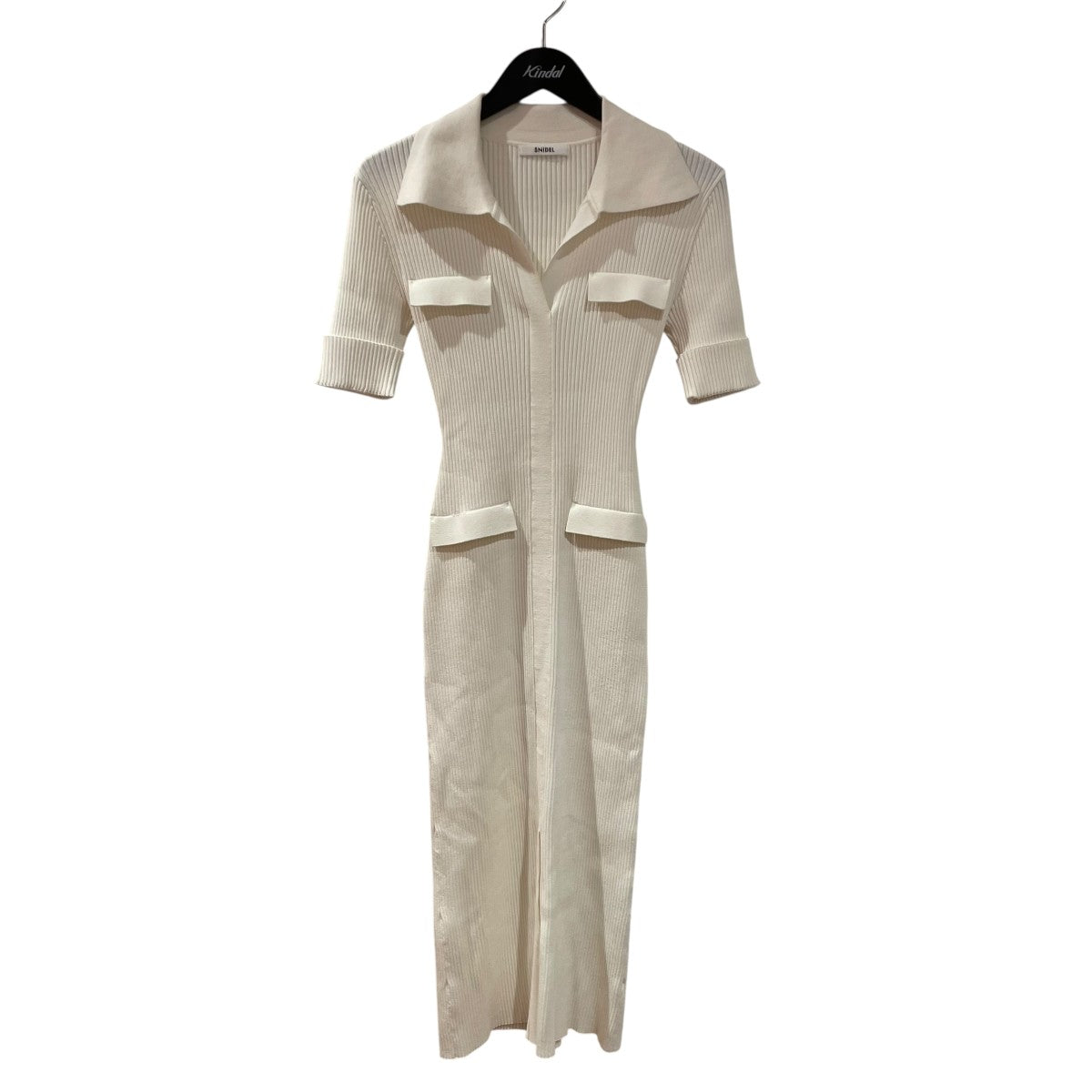 Snidel(スナイデル) スキッパーニットワンピースSWNO251141 SWNO251141