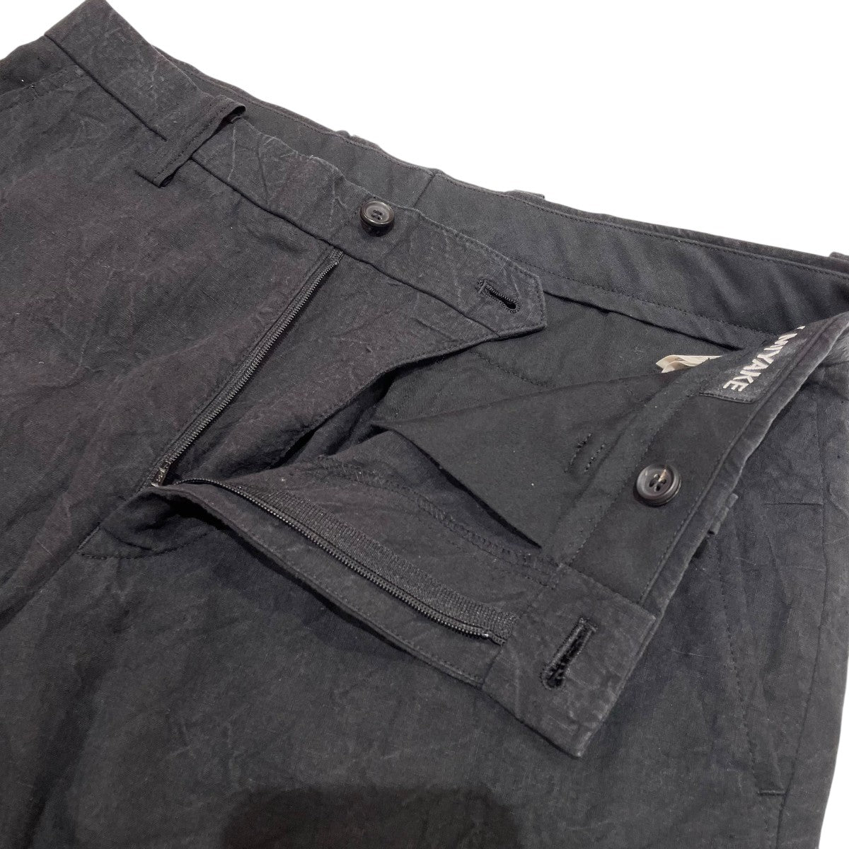 ISSEY MIYAKE リネンスラックス 古着・中古-4枚目のアイテム画像