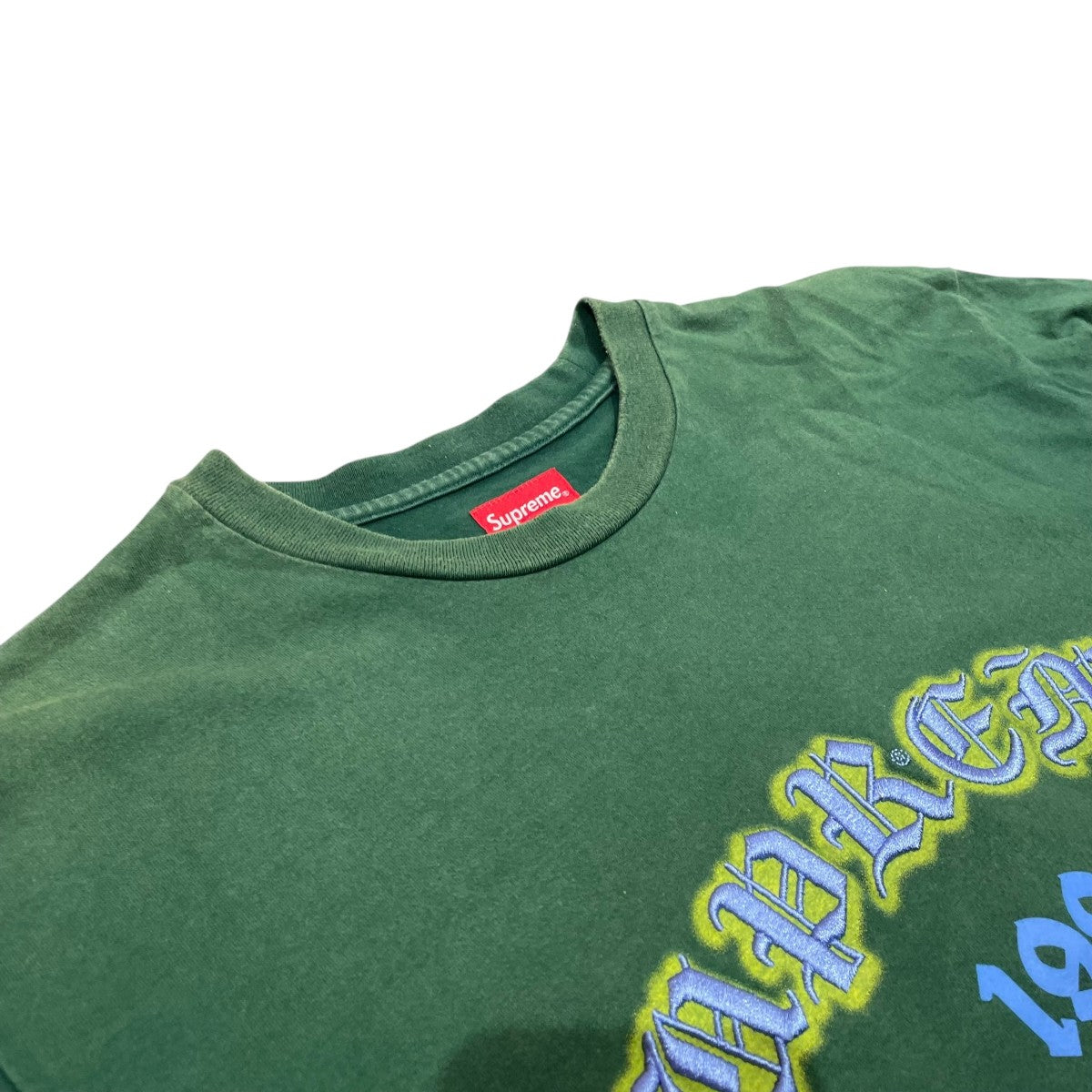 Supreme Old English Glow S S TopTシャツ 古着・中古-3枚目のアイテム画像
