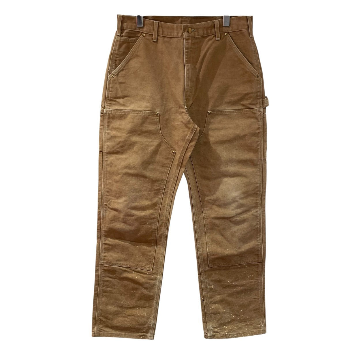 CarHartt(カーハート) USA製 ダブルニーワークパンツ ブラウン