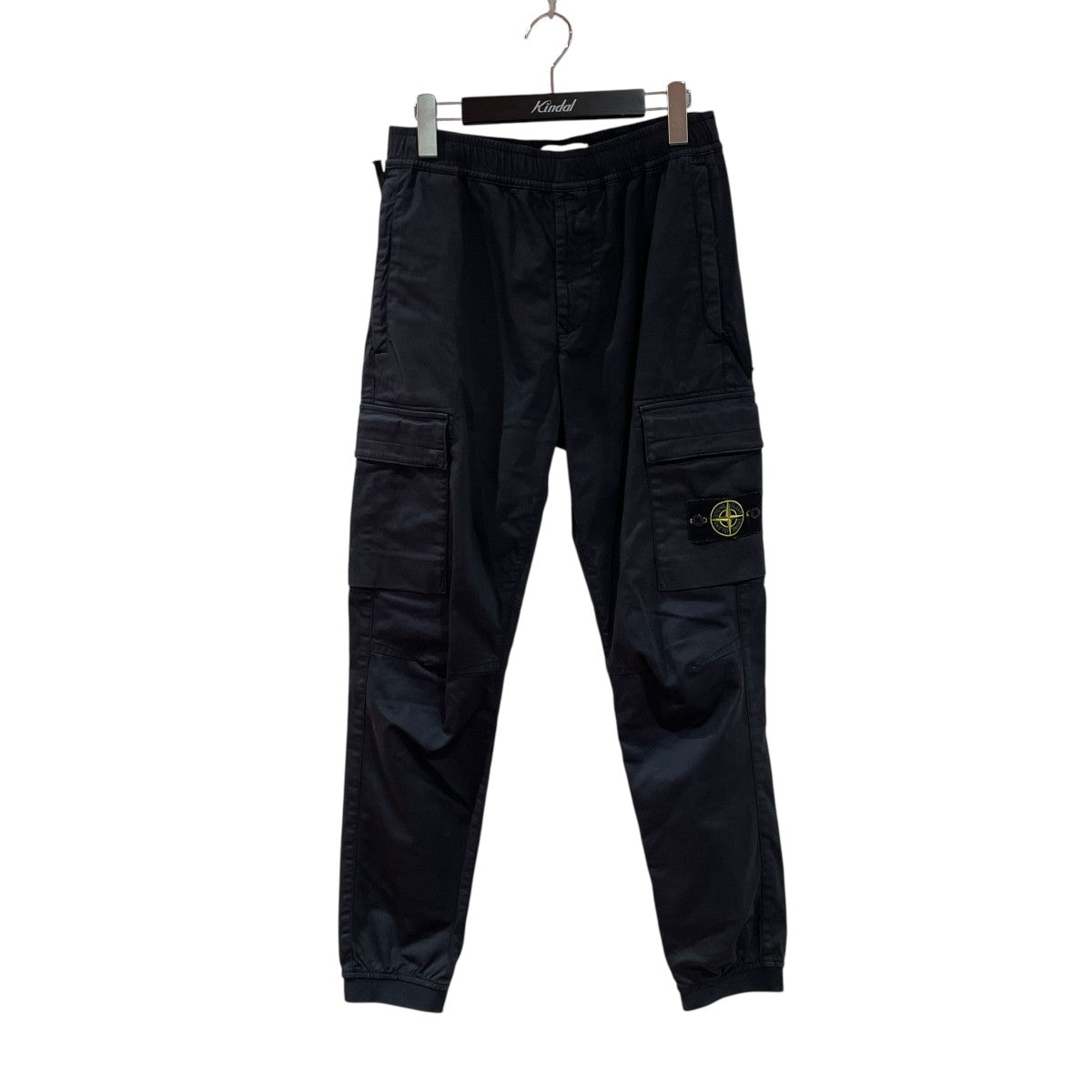 STONE ISLAND カーゴパンツ　黒　W34 混合素材 STONE ISLAND(ストーンアイランド) TROUSERS / BLACK | Detail