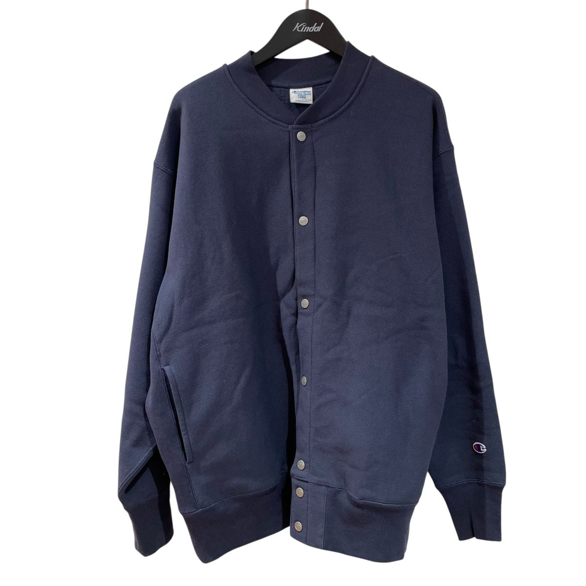M/チャンピオン×ビームス/別注コラボ/ウインドストッパー/スタジャン/ネイビー M/チャンピオン×ビームス/別注コラボ/ウインドストッパー