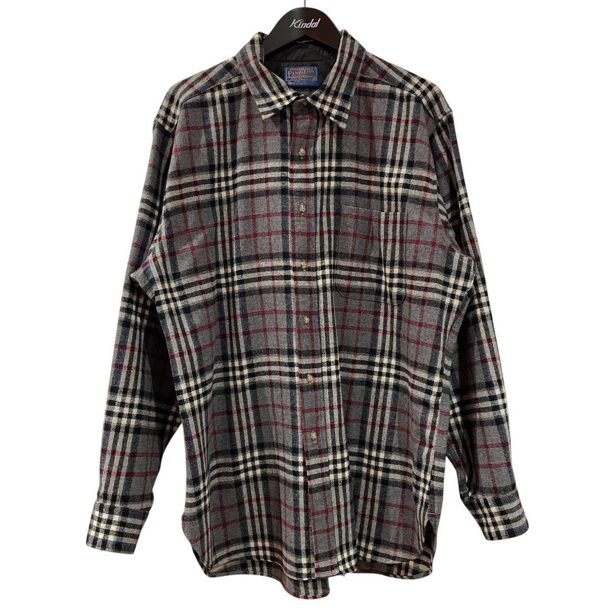Pendleton ペンドルトン 70s チェック ウールウエスタンシャツ　 M 70s PENDLETONペンドルトン オンブレチェック ウール ウエスタン