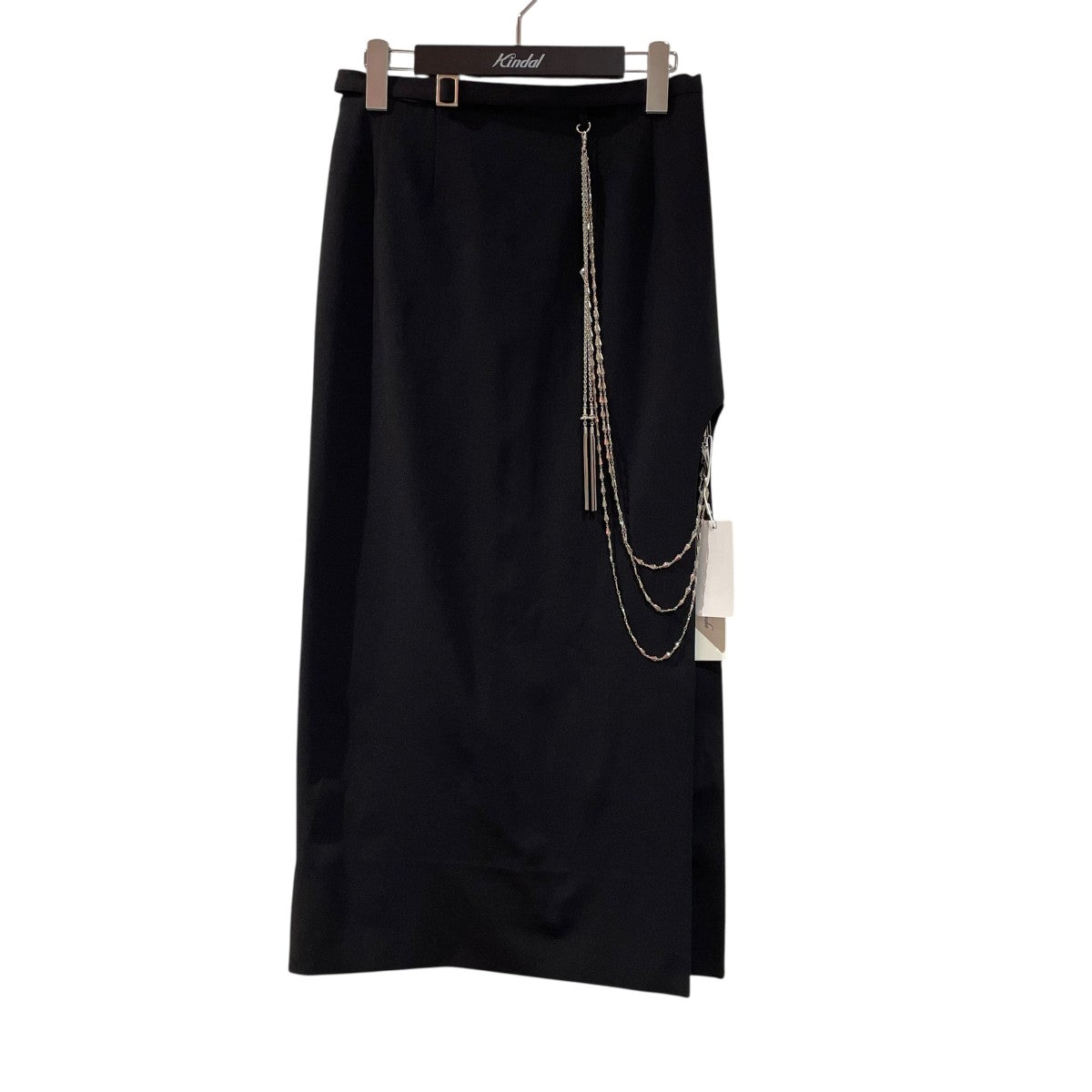 タナカダイスケ　ベロアスカート タナカダイスケ|flower lace black velour skirt – tanakadaisuke
