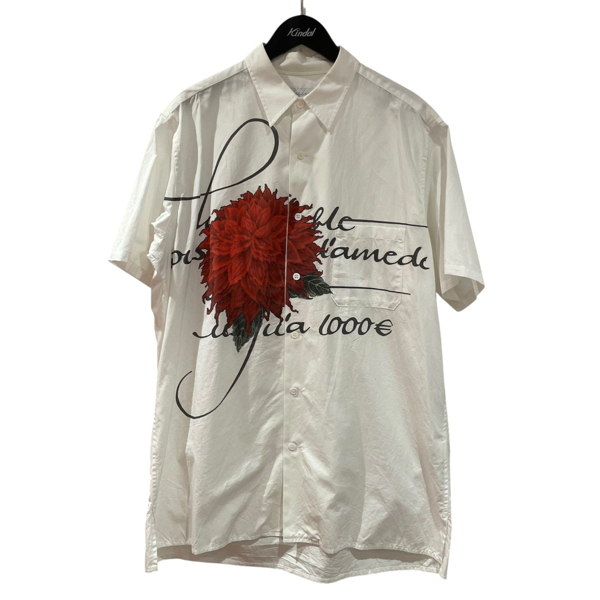 Yohji Yamamoto poor homme 半袖シャツ Yohji Yamamoto pour homme(ヨウジヤマモトプールオム) 22SS半袖
