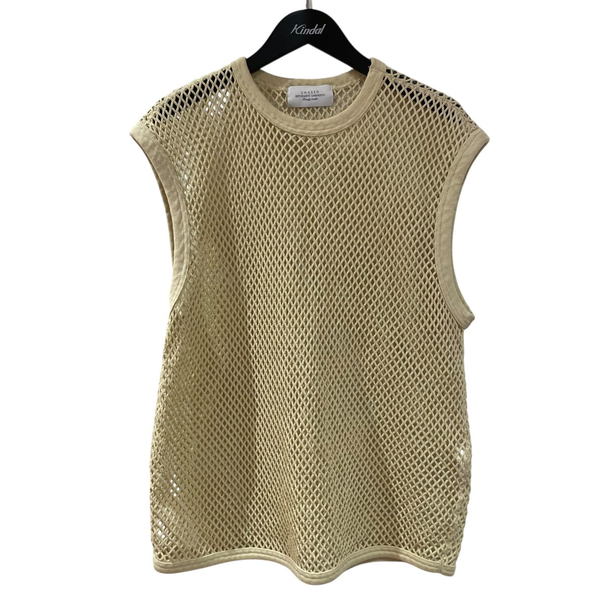 UNUSED サイドジップニットベスト CLANE/クラネ】SIDE ZIP TWEED KNIT VEST/サイドジップツイード