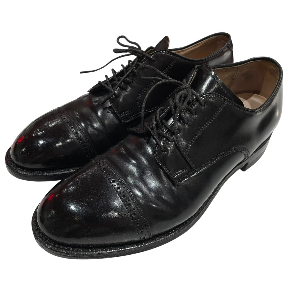 Alden 56251 黒 ALDEN(オールデン) Black Cordovan Cap Toeレースアップシューズ56251