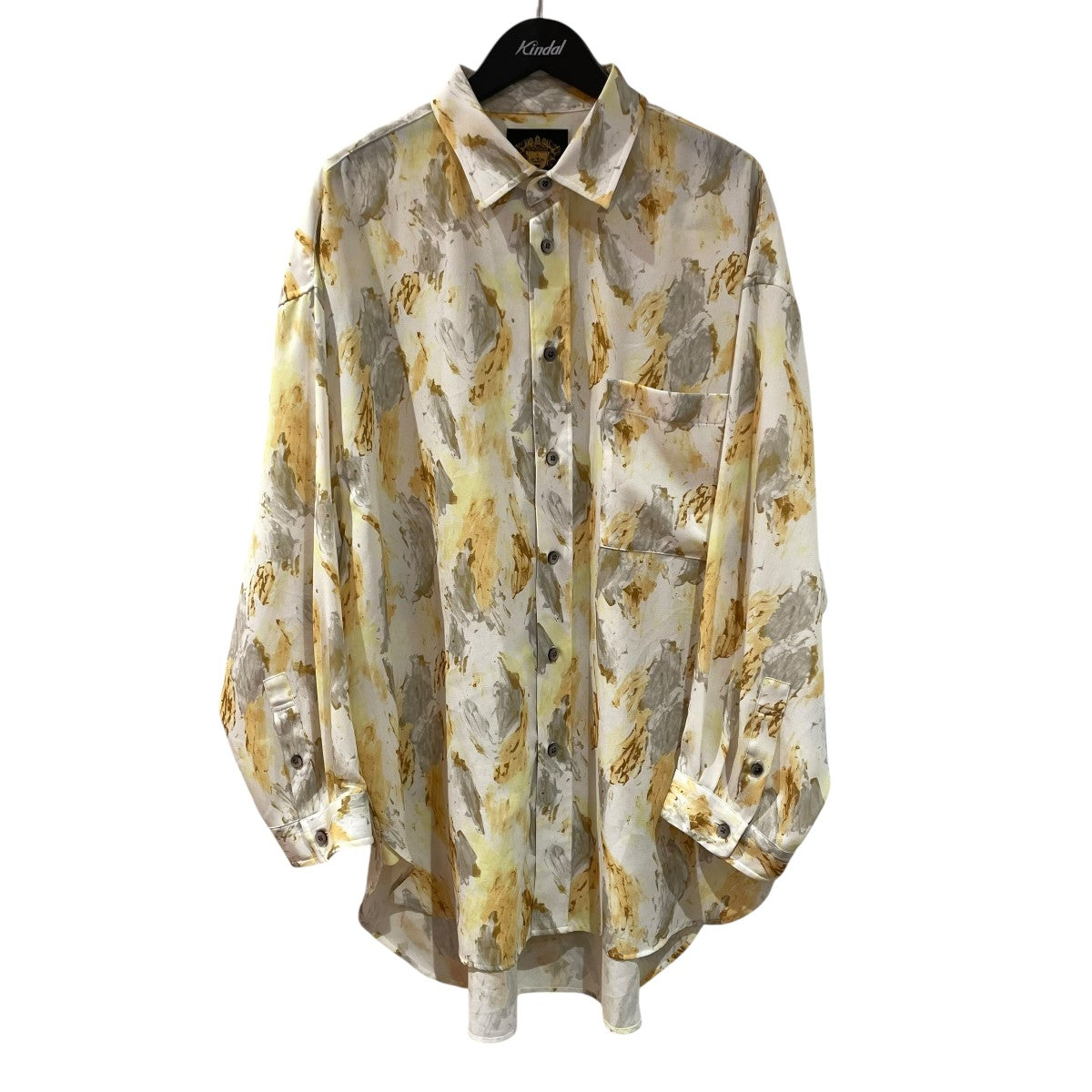 メゾンスペシャル　シャツ Striped Zip Shirt