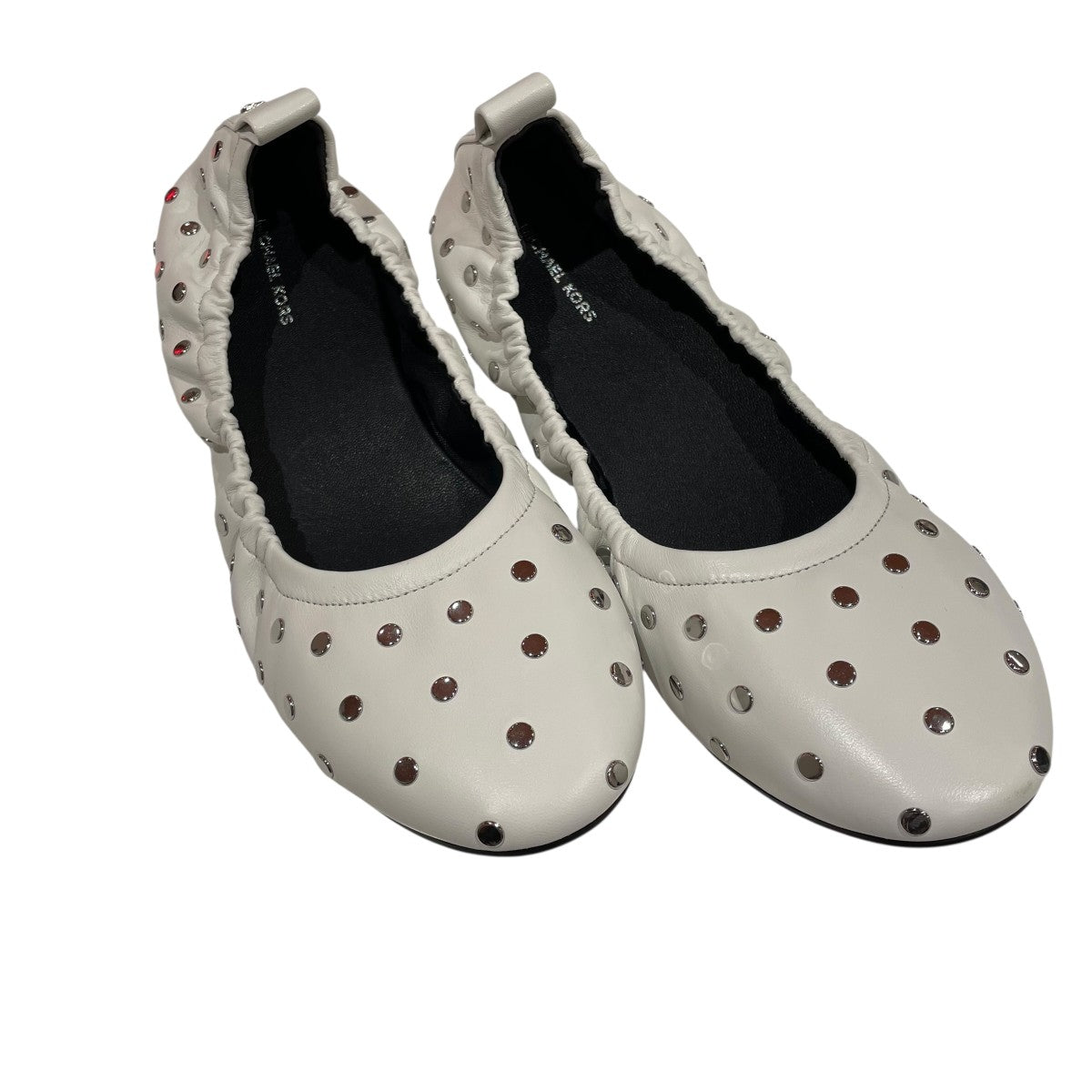 MICHAEL KORS Amy Ballet Opticバレエパンプス 古着・中古-1枚目のアイテム画像