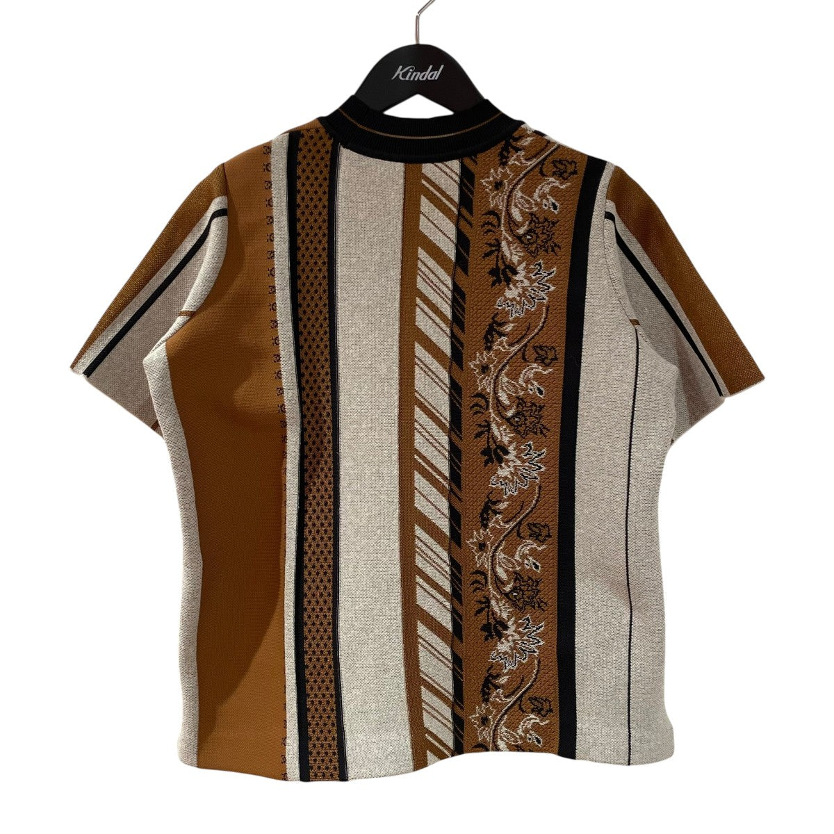 mame kurogouchi(マメクロゴウチ) 半袖ニットMM21PF-KN727 MM21PF