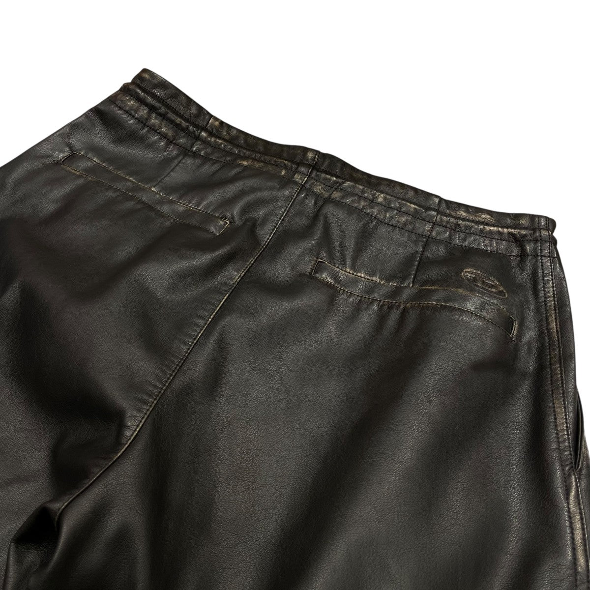 DIESEL P RIVERSレザーパンツA18495 古着・中古-4枚目のアイテム画像