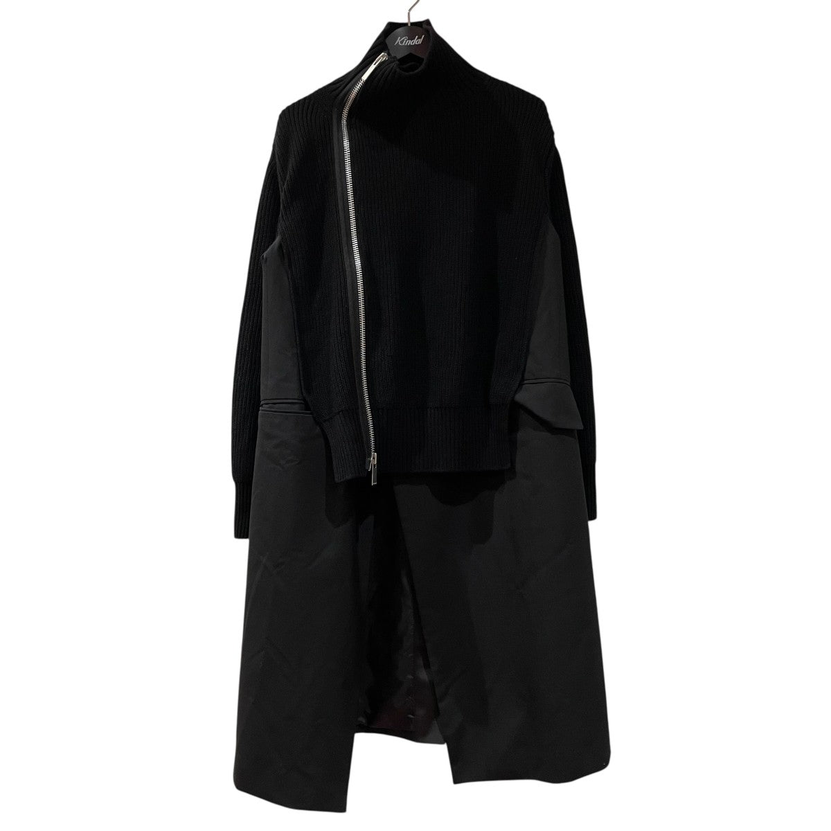 sacai(サカイ) ハイネックニットドッキングドレス23-06909 23-06909