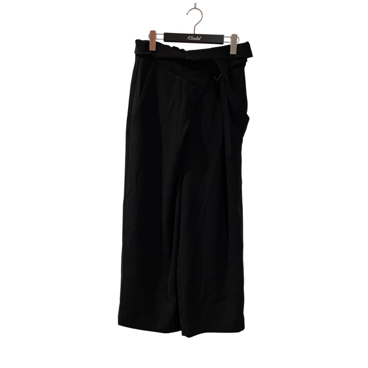 ENFOLD(エンフォルド) ONE-SHOULDER SARROUEL TROUSERSサスペンダー付