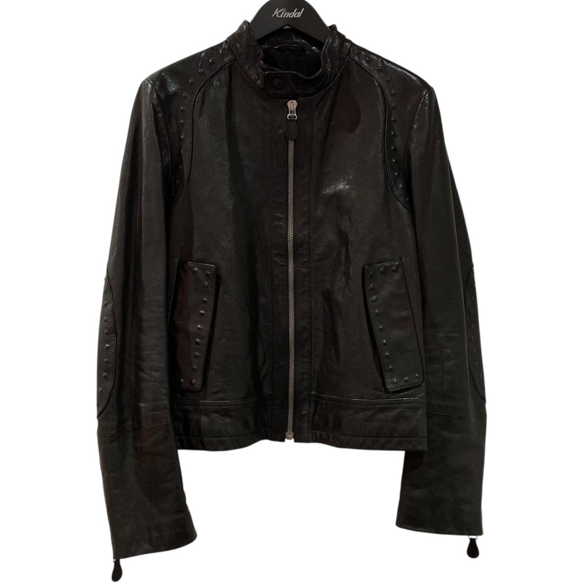 BOTTEGA VENETA(ボッテガヴェネタ) レザージャケット ブラック