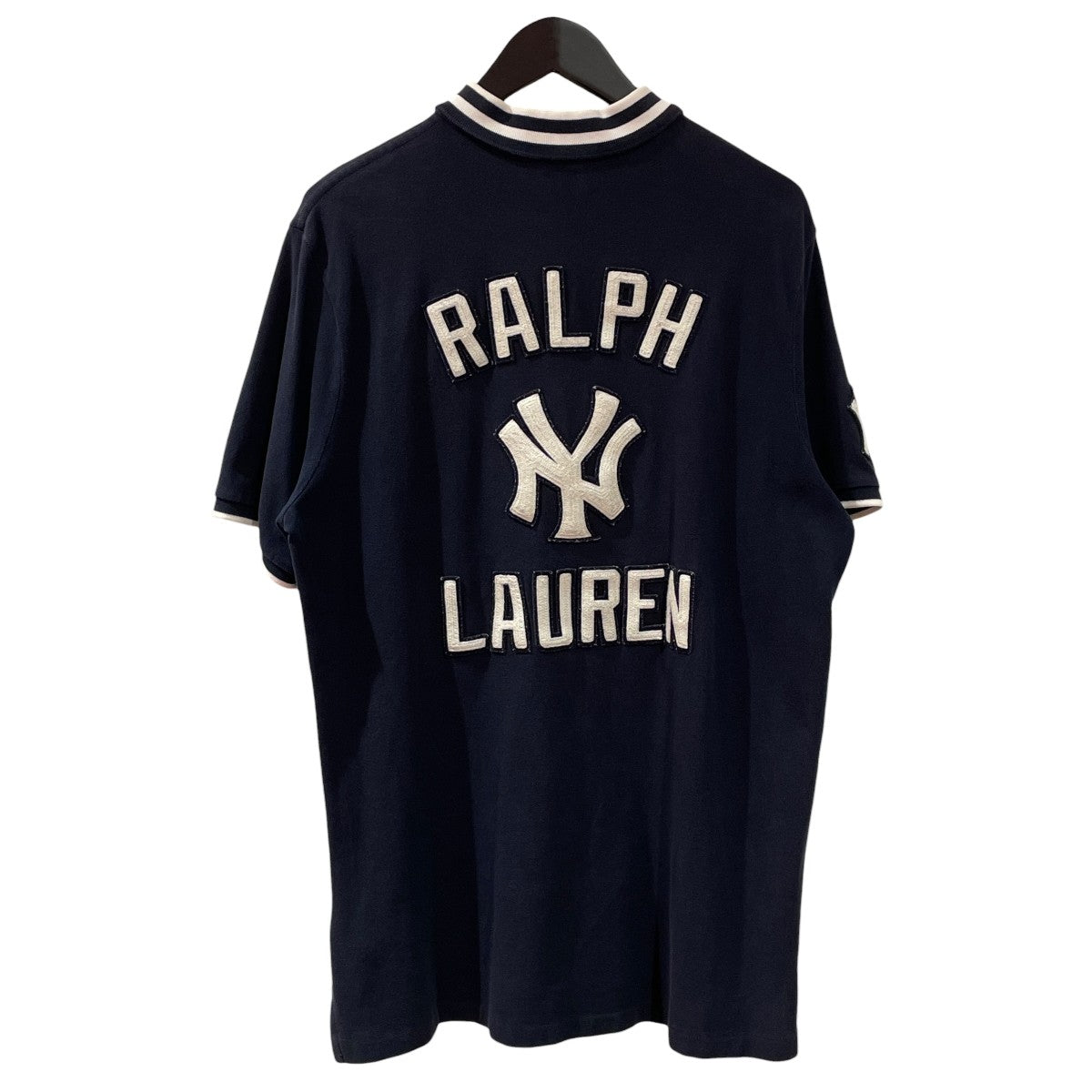POLO RALPH LAUREN×New Era×Yankees 半袖ポロシャツ 古着・中古-2枚目のアイテム画像