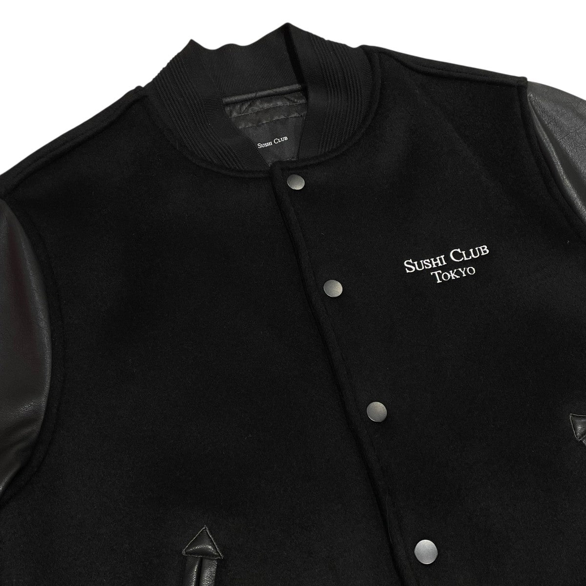 TKCS Club Jacketレザー切り替えしスタジャンSLA M3673JK