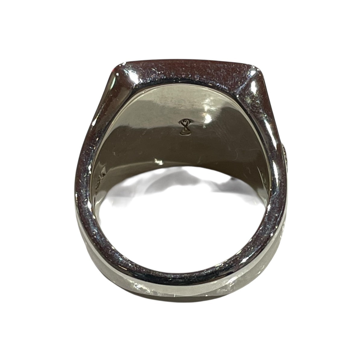 WAKAN SILVER SMITH Rectangle signet ring flowerリングR-092 古着・中古-4枚目のアイテム画像