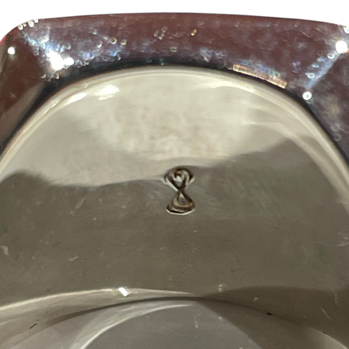 WAKAN SILVER SMITH Rectangle signet ring flowerリングR-092 古着・中古-6枚目のアイテム画像