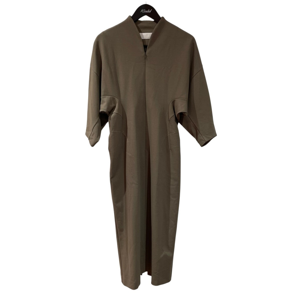 mame kurogouchi Double Jersey I-Line Dress半袖ワンピースMM24FW-JS038 古着・中古-1枚目のアイテム画像