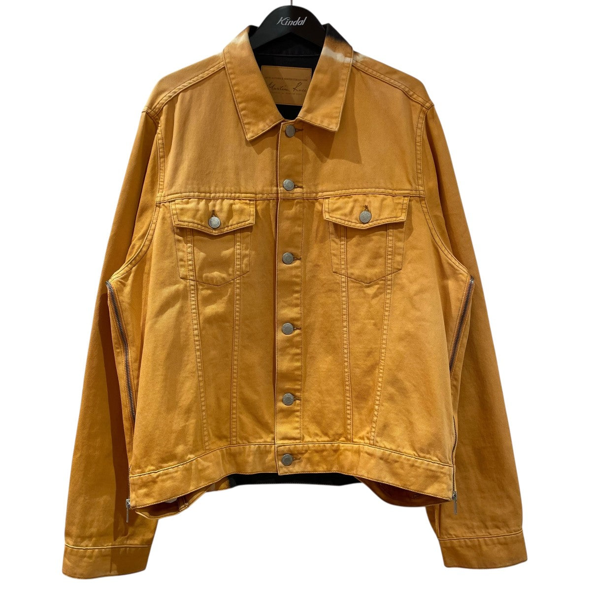 Martine rose(マーティンローズ) デニムジャケット オレンジ サイズ S