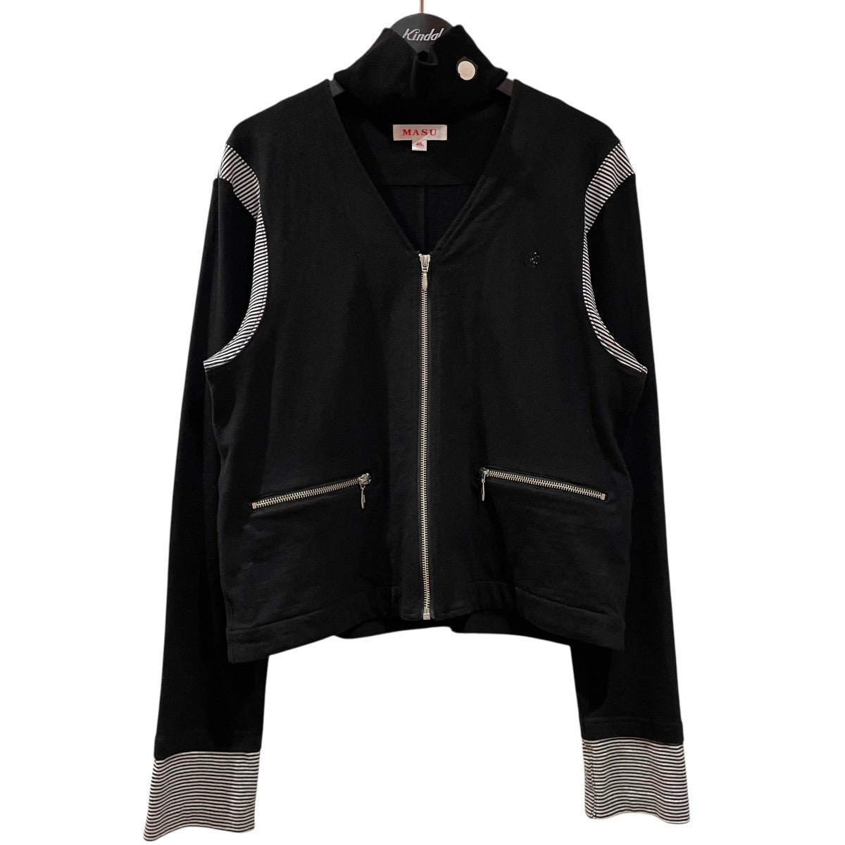 ZIP-UP NECK BAND CARDIGANジップジャケットMVFW-CS0522