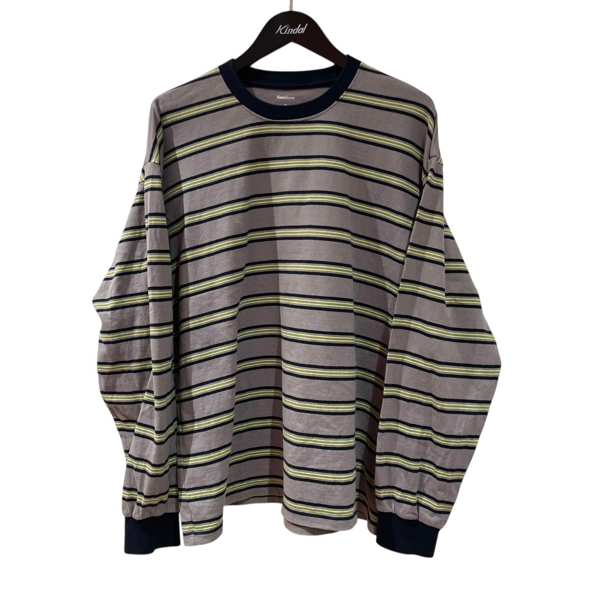 MULTI BORDER L S TEEロングスリーブカットソーfsc251 70120