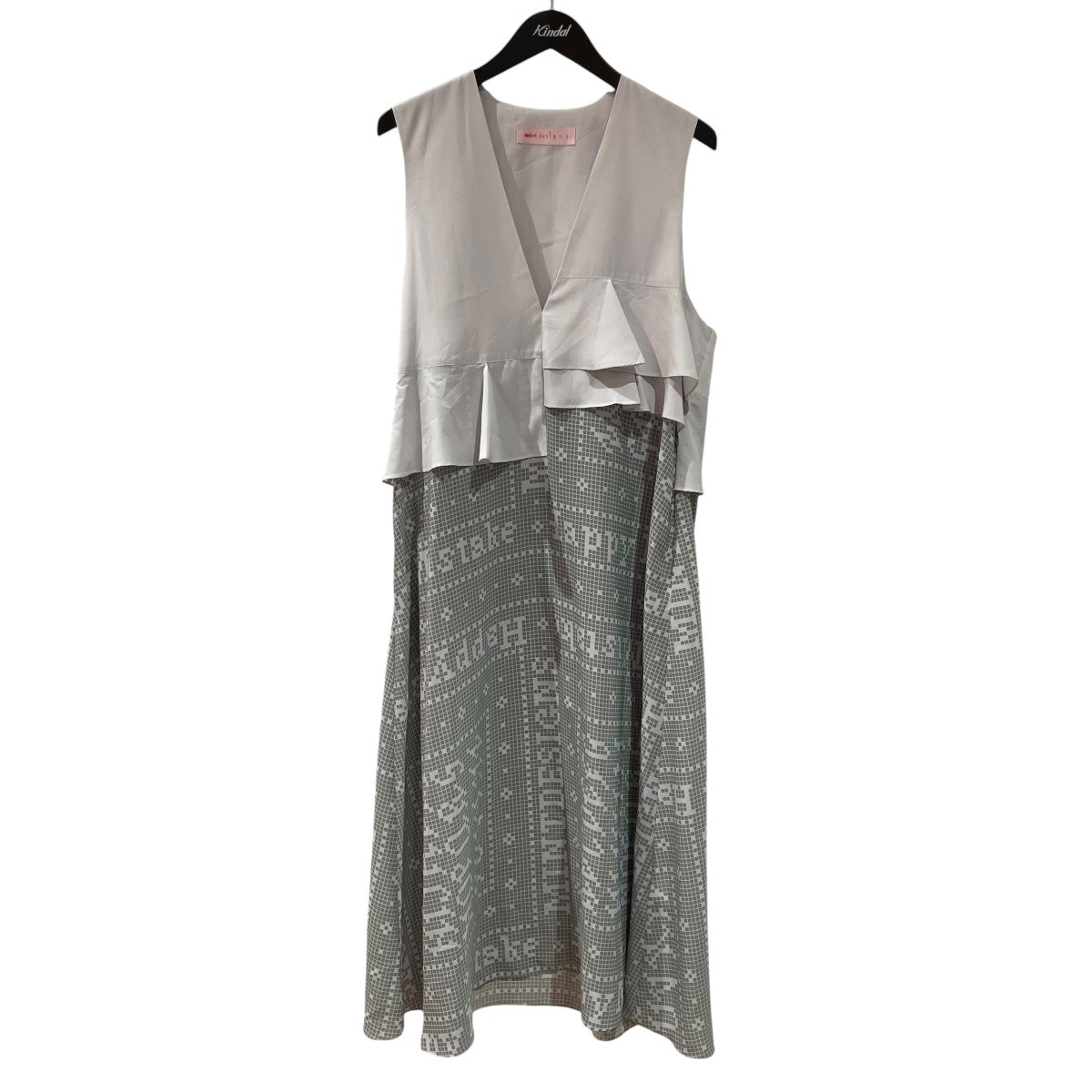 MOSAIC TILE GILET DRESSノースリーブワンピース45242-ST4DF06