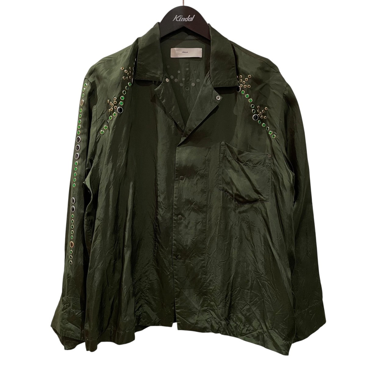 TOGA PULLA 21SSインナーウェスタンシャツ長袖シャツtp11 fj241 古着・中古-1枚目のアイテム画像