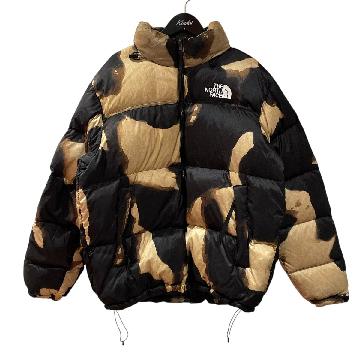 Bleached Denim Print Nuptse JackeダウンジャケットND52100I