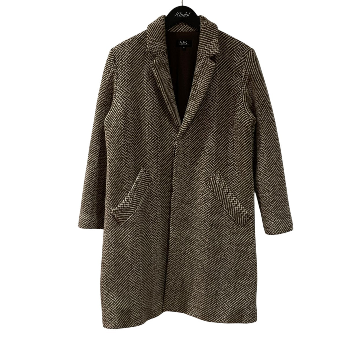 未使用級！ルーマニア製 A.P.C. アーペーセー archive Pコート M 未使用級！ルーマニア製 A.P.C. アーペーセー archive Pコート M