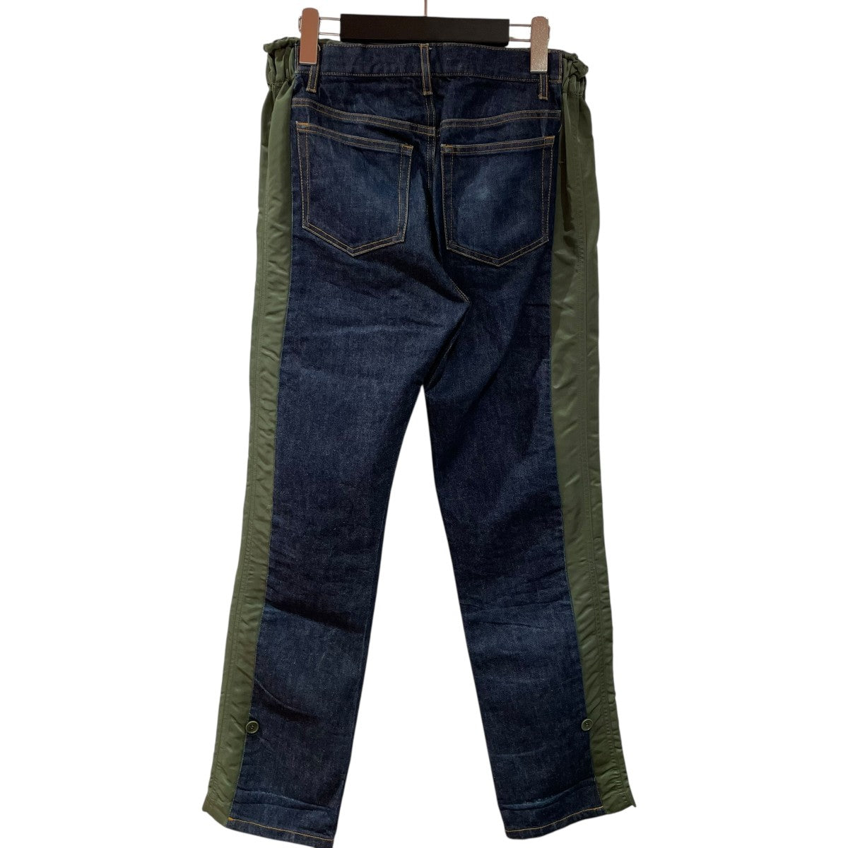 21SSPANTALON HARU DENIMナイロンドッキングデニムパンツ21F2-PAADX-MI08372