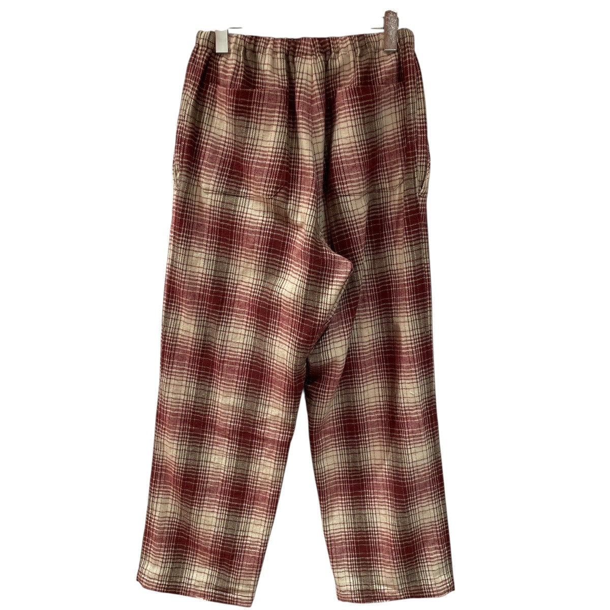 25AWflannel check pyjama pantsイージーパンツ25-030-684-0122-3-0