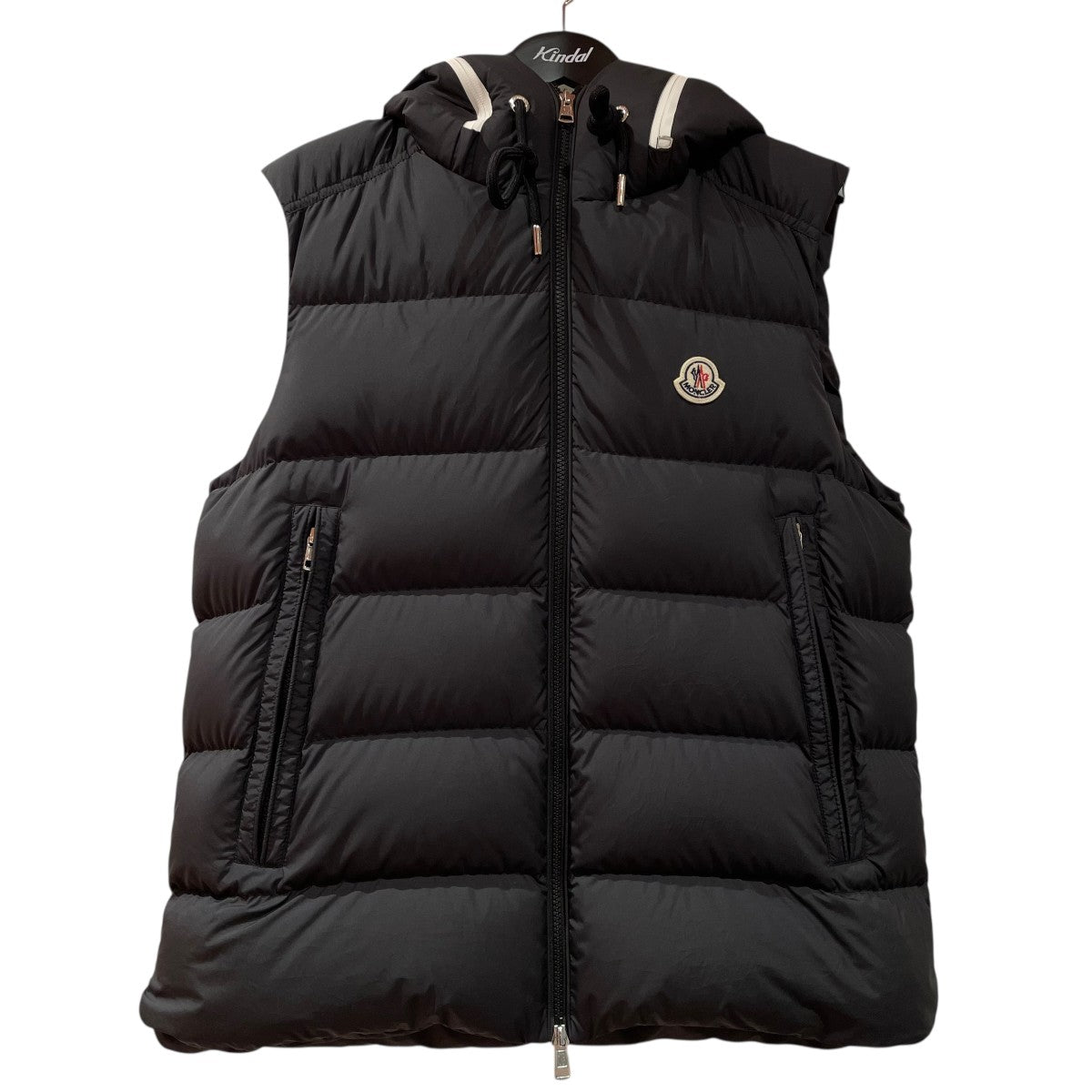 Moncler ブラック ダウンベスト Cardamine MONCLER(モンクレール) CARDAMINEダウンベスト ブラック サイズ 3